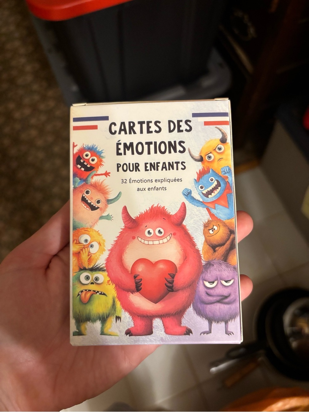 Cartes des Émotions pour Enfants - Colorful Monster Emotion Cards